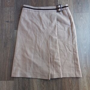 Missoni Elegant Tan Skirt with Belt Detail
